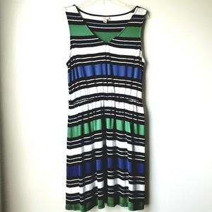 Merona Striped Dress L